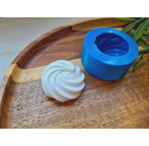 Silicone mold, Meringue, style 20, ~ Ø 3.4 cm, H:1.9 cm