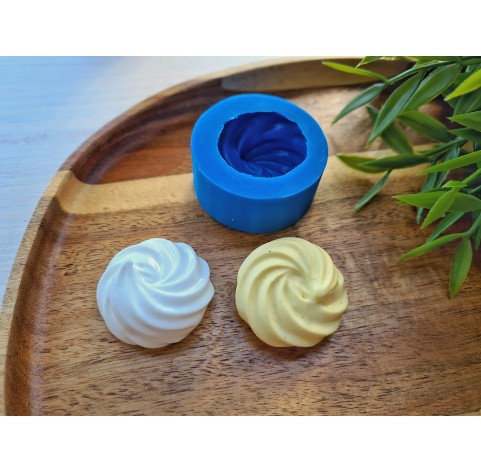 Silicone mold, Meringue, style 20, ~ Ø 3.4 cm, H:1.9 cm