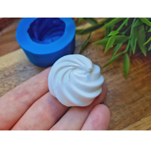 Silicone mold, Meringue, style 20, ~ Ø 3.4 cm, H:1.9 cm