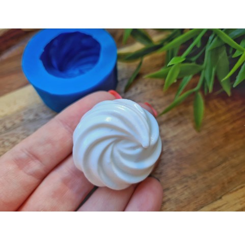 Silicone mold, Meringue, style 20, ~ Ø 3.4 cm, H:1.9 cm