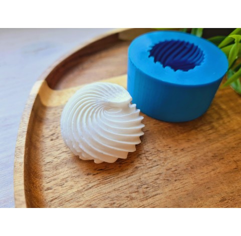 Silicone mold, Meringue, style 21, ~ Ø 3.7 cm, H:2.1 cm