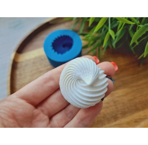 Silicone mold, Meringue, style 21, ~ Ø 3.7 cm, H:2.1 cm