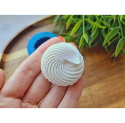 Silicone mold, Meringue, style 21, ~ Ø 3.7 cm, H:2.1 cm