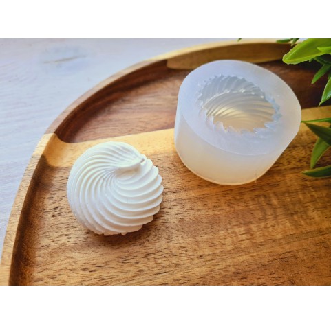 Silicone mold, Meringue, style 21, ~ Ø 3.7 cm, H:2.1 cm