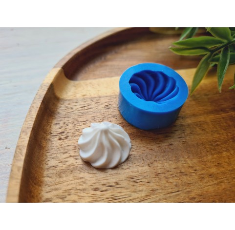 Silicone mold, Meringue, style 24, ~ Ø 2.1 cm, H:1.2 cm