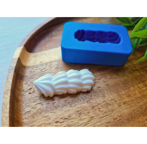 Silicone mold, Meringue, style 25, ~ 1.6*3.4 cm, H:1 cm