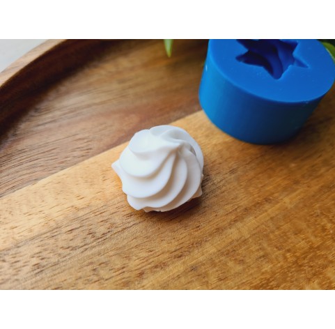 Silicone mold, Meringue, style 34, ~ Ø 2.3 cm, H:1.5 cm