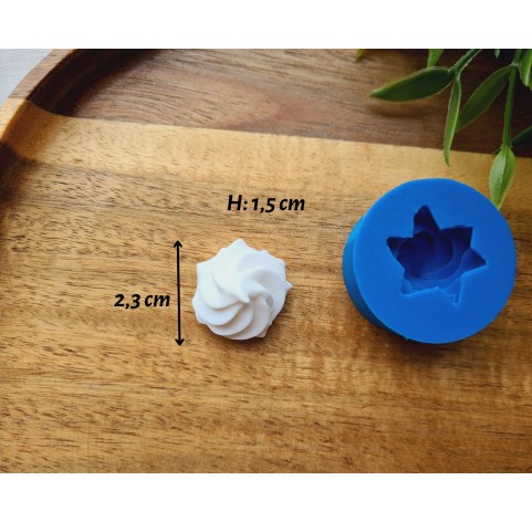Silicone mold, Meringue, style 34, ~ Ø 2.3 cm, H:1.5 cm