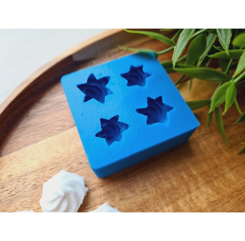 Silicone mold, Meringue, style 35, ~ Ø 1.6-2 cm, H:1.1-1.4 cm