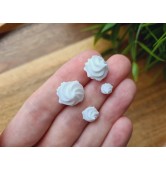 Silicone mold, Meringue, style 36, ~ Ø 0.6-1.3 cm, H:0.3-0.9 cm