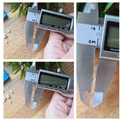 Silicone mold, Shrimp, 1:12 scale, style 2, 24 elements, ~ 0.7-1.8 cm, H:0.3 cm