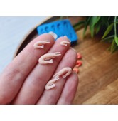 Silicone mold, Lobster, scale 1:12, style 1, 12 elements, ~ 0.4-1.8 cm, H:0.2 cm