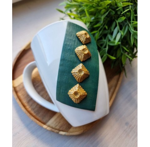 Silicone molds for ornaments, style 5, ~ 1.7 cm, H:0.6 cm