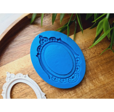 Silicone mold, Frame, style 1, ~ 3.6*6.1 cm, H:0.3 cm