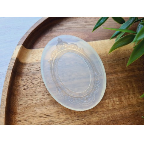 Silicone mold, Frame, style 1, ~ 3.6*6.1 cm, H:0.3 cm
