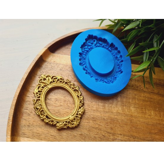 Silicone mold, Frame, style 4, ~ 5.1*6.8 cm, H:0.5 cm