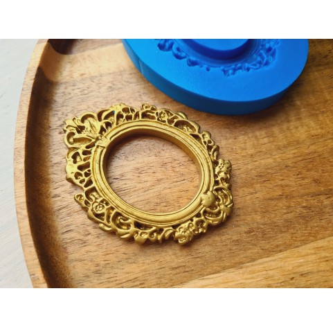 Silicone mold, Frame, style 4, ~ 5.1*6.8 cm, H:0.5 cm