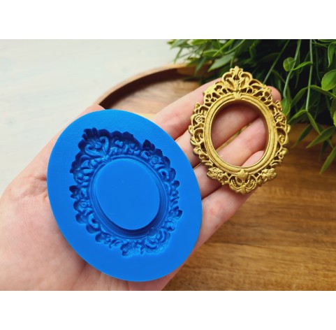 Silicone mold, Frame, style 4, ~ 5.1*6.8 cm, H:0.5 cm