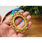 Silicone mold, Frame, style 4, ~ 5.1*6.8 cm, H:0.5 cm