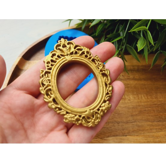 Silicone mold, Frame, style 4, ~ 5.1*6.8 cm, H:0.5 cm