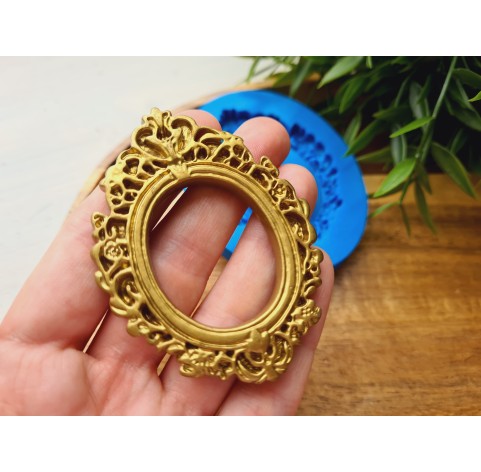 Silicone mold, Frame, style 4, ~ 5.1*6.8 cm, H:0.5 cm