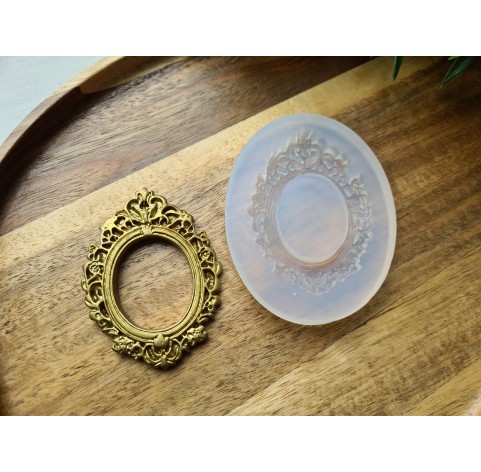 Silicone mold, Frame, style 4, ~ 5.1*6.8 cm, H:0.5 cm