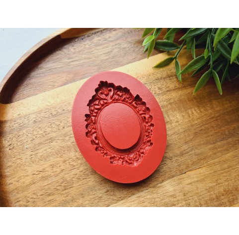 Silicone mold, Frame, style 4, ~ 5.1*6.8 cm, H:0.5 cm
