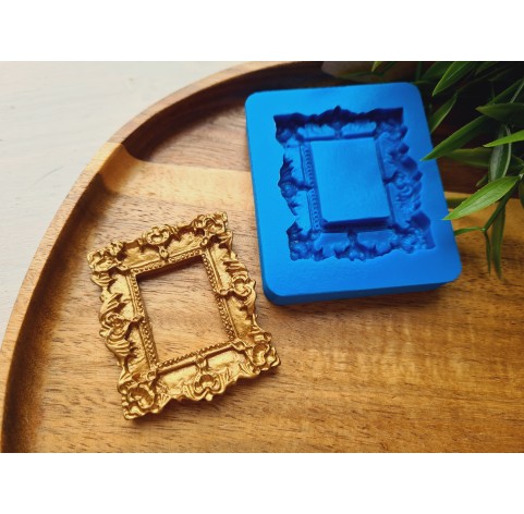 Silicone mold, Frame, style 5, ~ 4.4*5.2 cm, H:0.6 cm