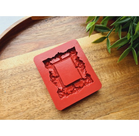 Silicone mold, Frame, style 5, ~ 4.4*5.2 cm, H:0.6 cm