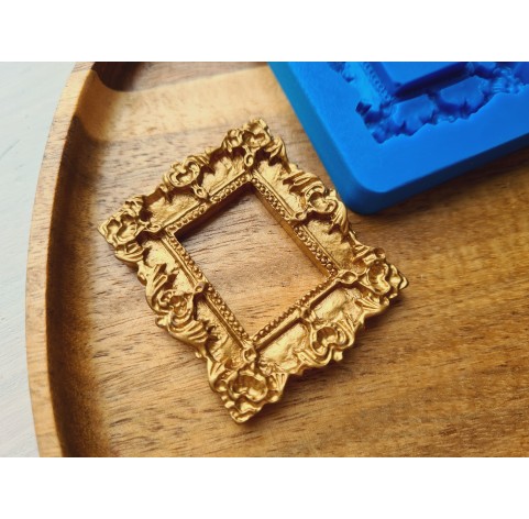 Silicone mold, Frame, style 5, ~ 4.4*5.2 cm, H:0.6 cm