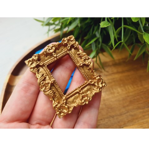 Silicone mold, Frame, style 5, ~ 4.4*5.2 cm, H:0.6 cm
