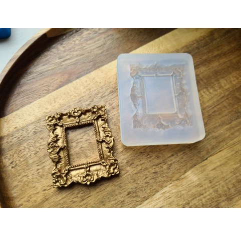 Silicone mold, Frame, style 5, ~ 4.4*5.2 cm, H:0.6 cm