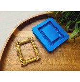 Silicone mold, Frame, style 6, ~ 3.6*4.4 cm, H:0.5 cm
