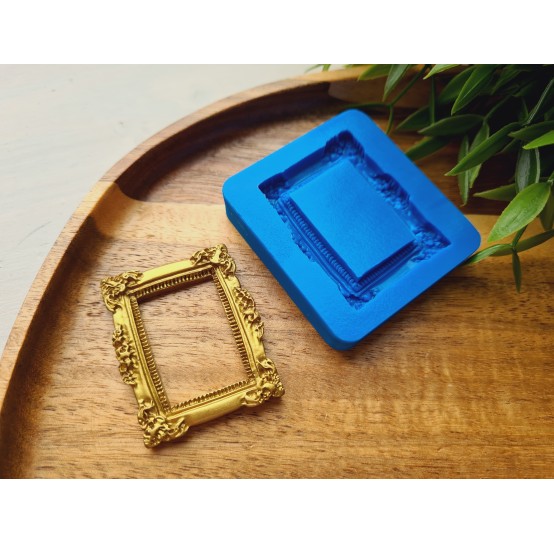 Silicone mold, Frame, style 6, ~ 3.6*4.4 cm, H:0.5 cm