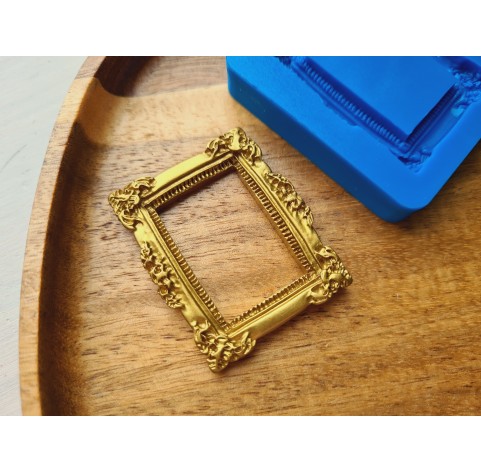 Silicone mold, Frame, style 6, ~ 3.6*4.4 cm, H:0.5 cm