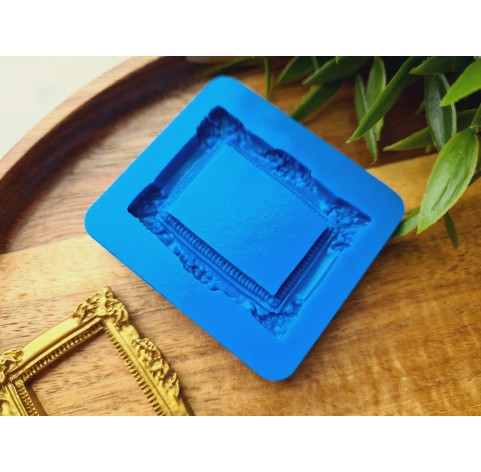 Silicone mold, Frame, style 6, ~ 3.6*4.4 cm, H:0.5 cm