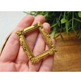 Silicone mold, Frame, style 6, ~ 3.6*4.4 cm, H:0.5 cm