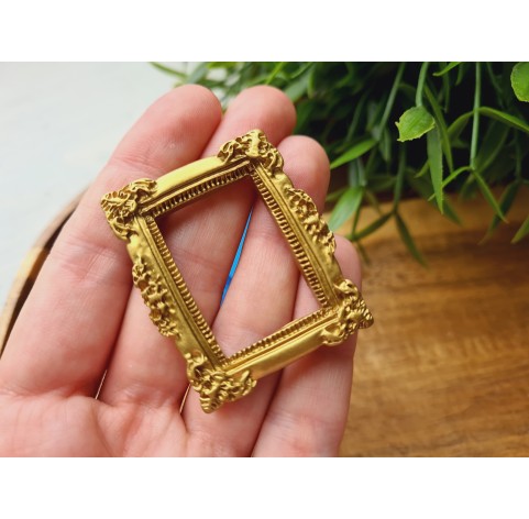 Silicone mold, Frame, style 6, ~ 3.6*4.4 cm, H:0.5 cm