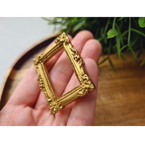 Silicone mold, Frame, style 6, ~ 3.6*4.4 cm, H:0.5 cm