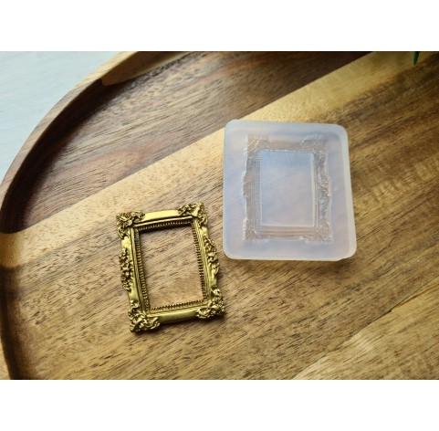 Silicone mold, Frame, style 6, ~ 3.6*4.4 cm, H:0.5 cm