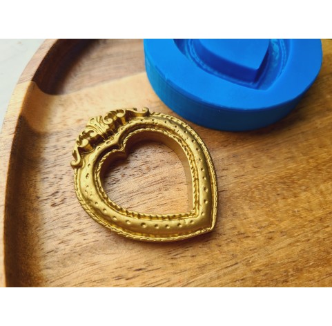 Silicone mold, Frame, style 7, ~ 3.6*4.5 cm, H:0.6 cm