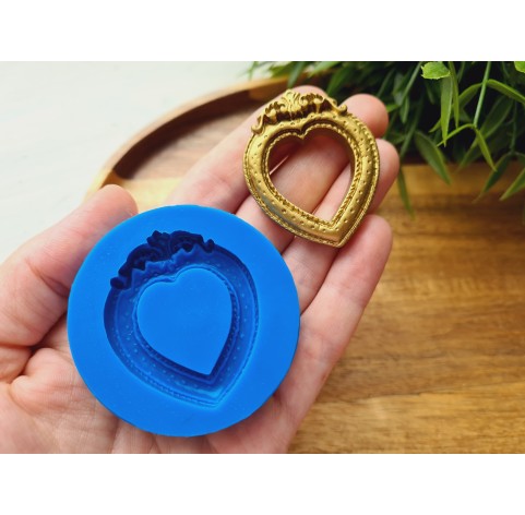 Silicone mold, Frame, style 7, ~ 3.6*4.5 cm, H:0.6 cm