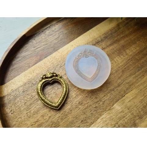 Silicone mold, Frame, style 7, ~ 3.6*4.5 cm, H:0.6 cm