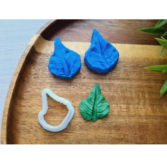 Silicone veiner, Cauliflower leaf, style 1, set or individually