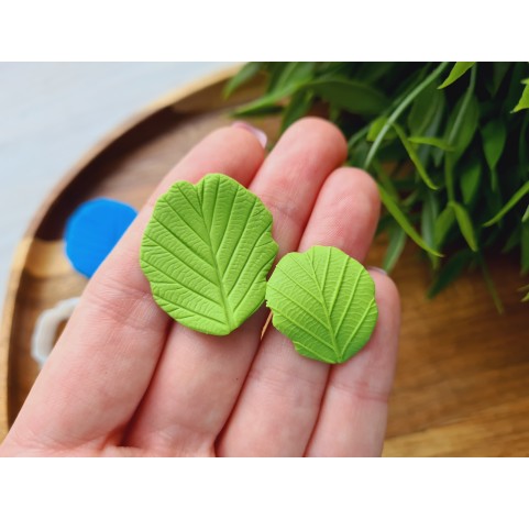 Silicone veiner, Hazelnut leaf, set or individually