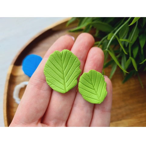 Silicone veiner, Hazelnut leaf, set or individually