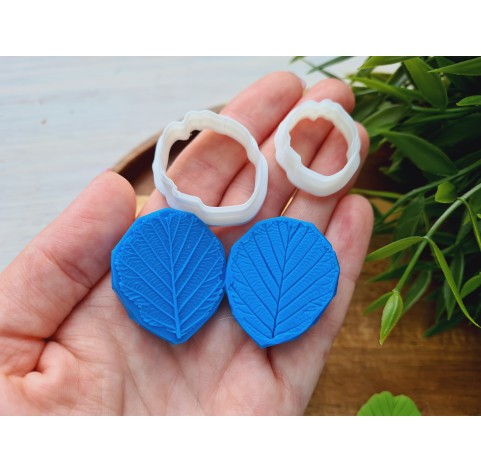 Silicone veiner, Hazelnut leaf, set or individually