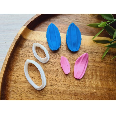 Silicone veiner, Chrysanthemum petal texture, set or individually