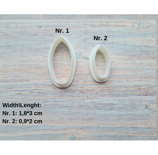 Silicone veiner, Chrysanthemum petal texture, set or individually