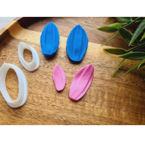 Silicone veiner, Chrysanthemum petal texture, set or individually